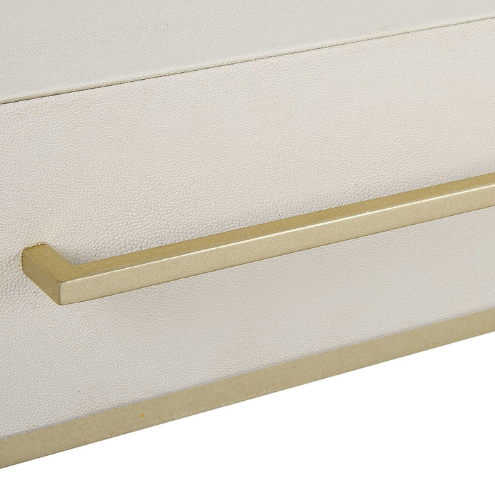 Jewel - Modern White Desk