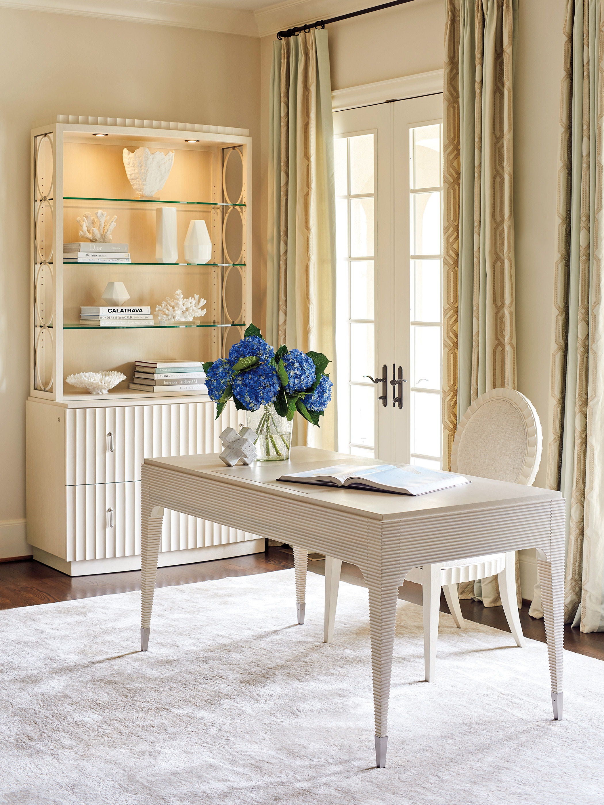 Cascades - Roslyn Writing Desk - Beige