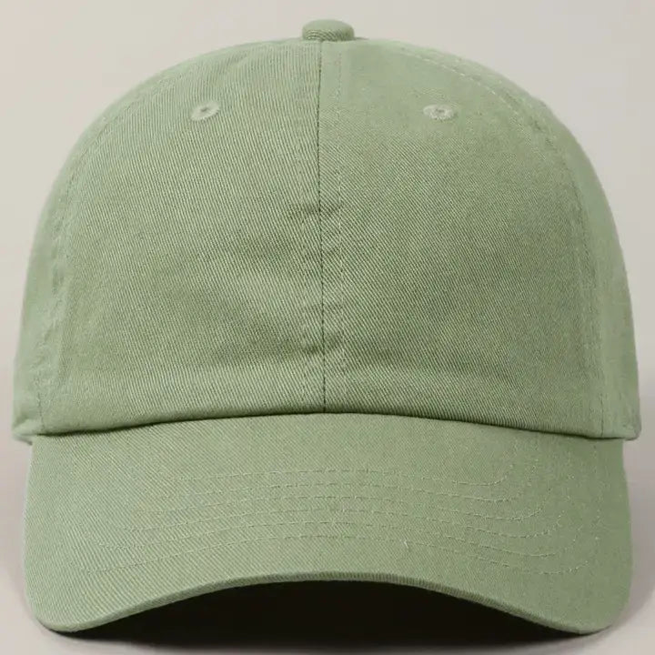 Kids Washed Low Profile Cotton Baseball Cap