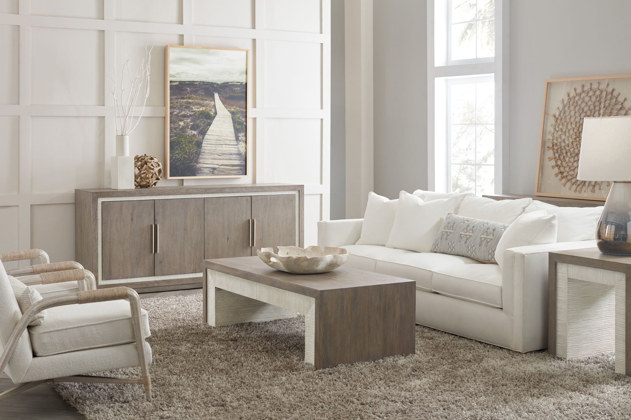 Serenity - Tulum Media Storage Cabinet - Gray