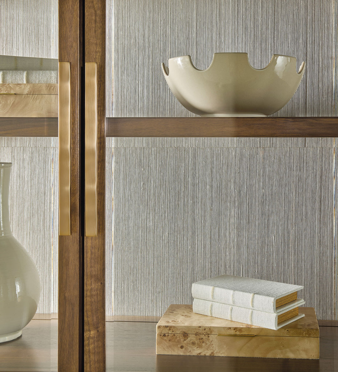 Eleana - Display Cabinet - Medium Wood
