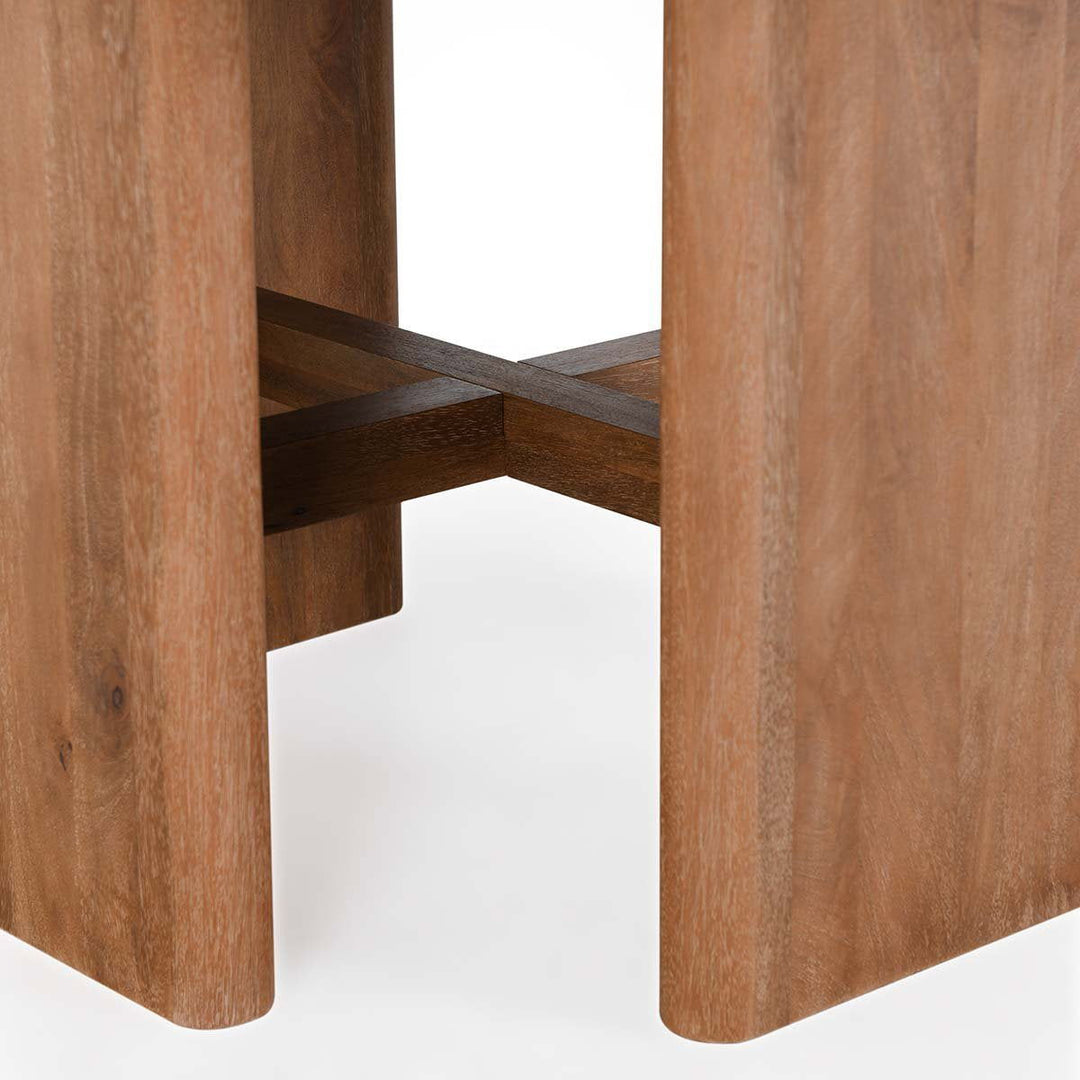 Selena - Round Dining Table - Hickory Brown