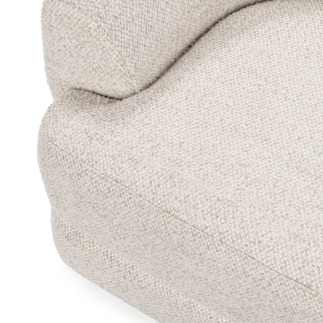 Chassia - Swivel Accent Chair - Pearl Silver