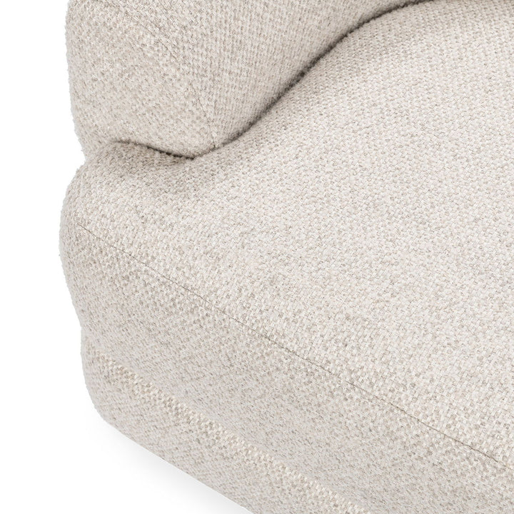 Chassia - Swivel Accent Chair - Pearl Silver