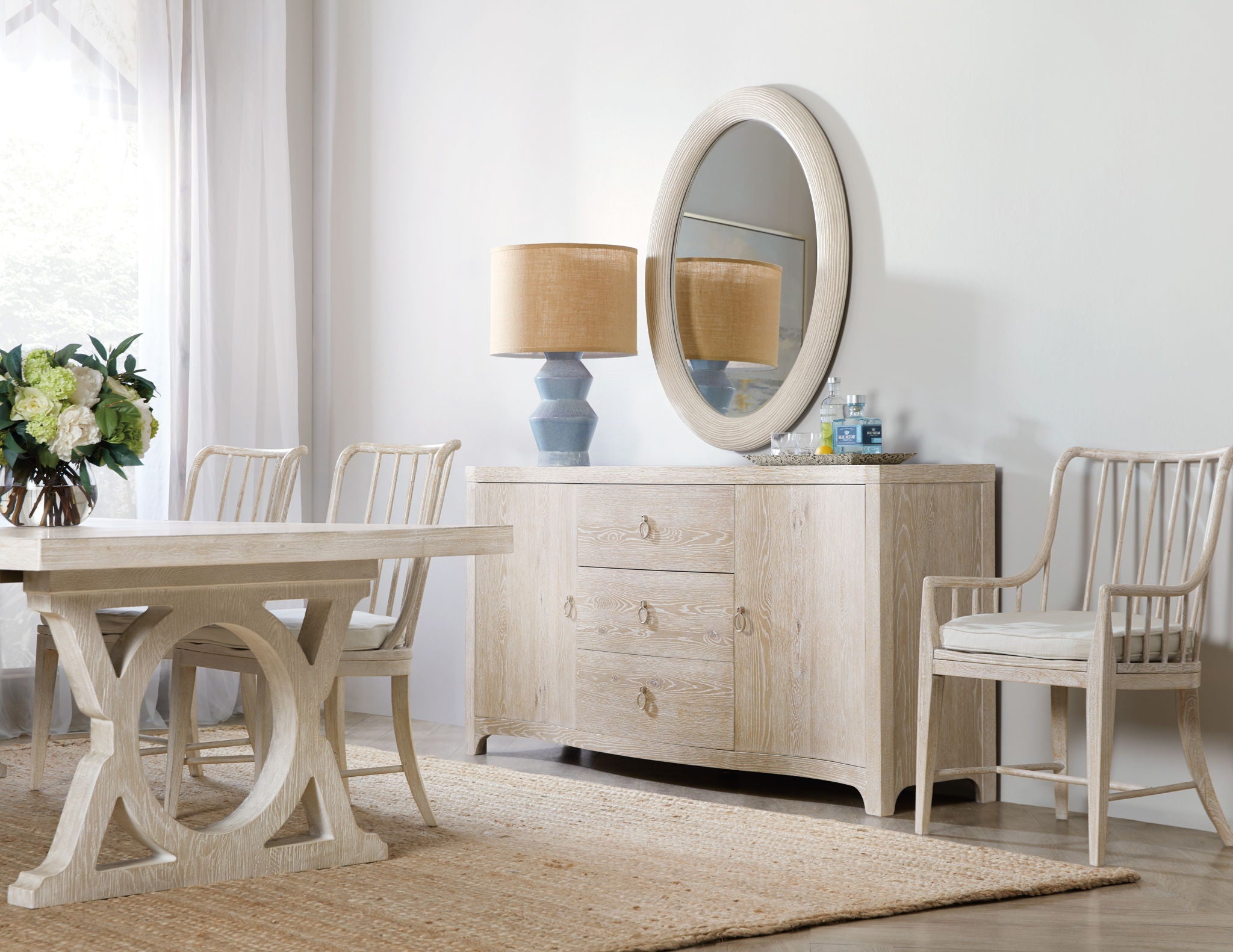 Serenity - Bimini Spindle Arm Chair (Set of 2) - Beige