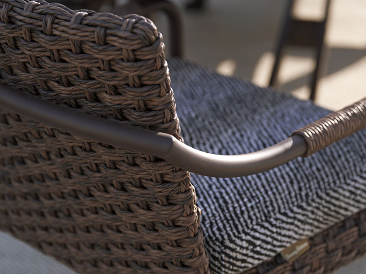 Kilimanjaro - Arm Dining Chair - Dark Brown / Beige
