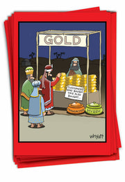 Boxed Christmas Cards - Gold Purchase