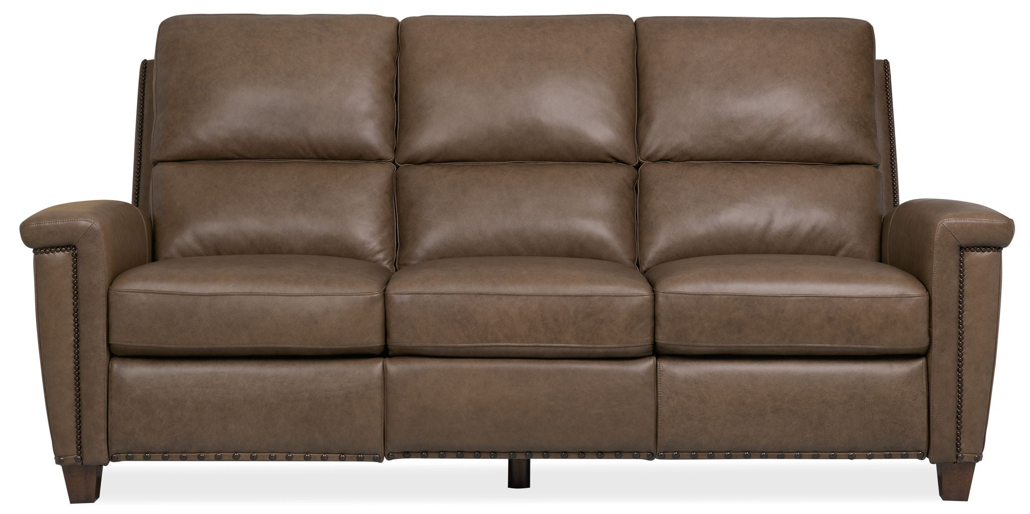 MS - Julian Zero Gravity Power Sofa with Power Headrest - Dark Brown