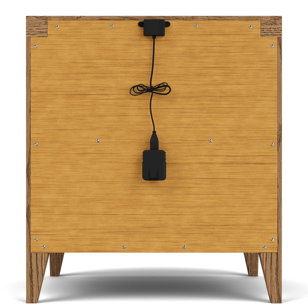 Halbrooke - One Drawer Nightstand - Light Brown