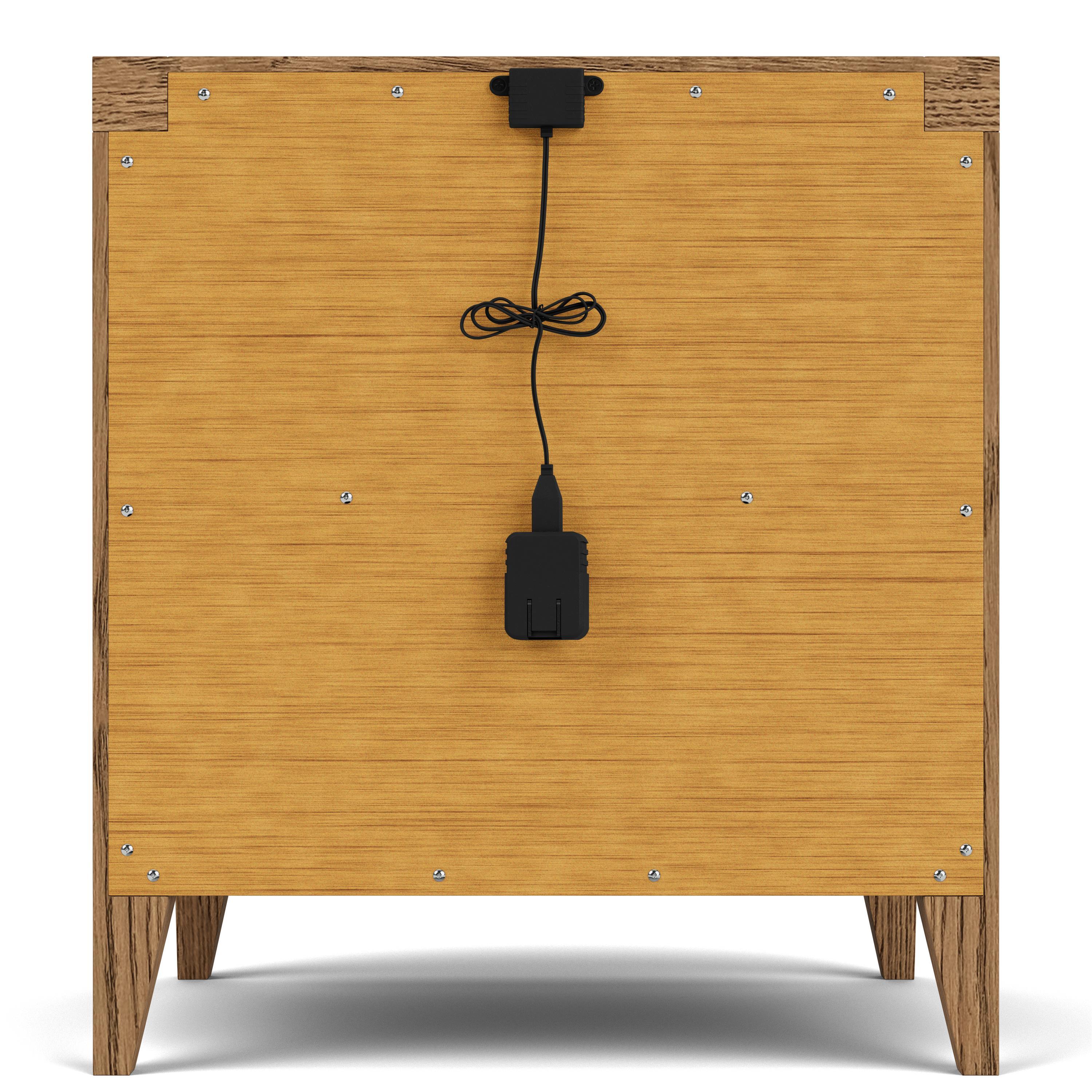 Halbrooke - One Drawer Nightstand - Light Brown