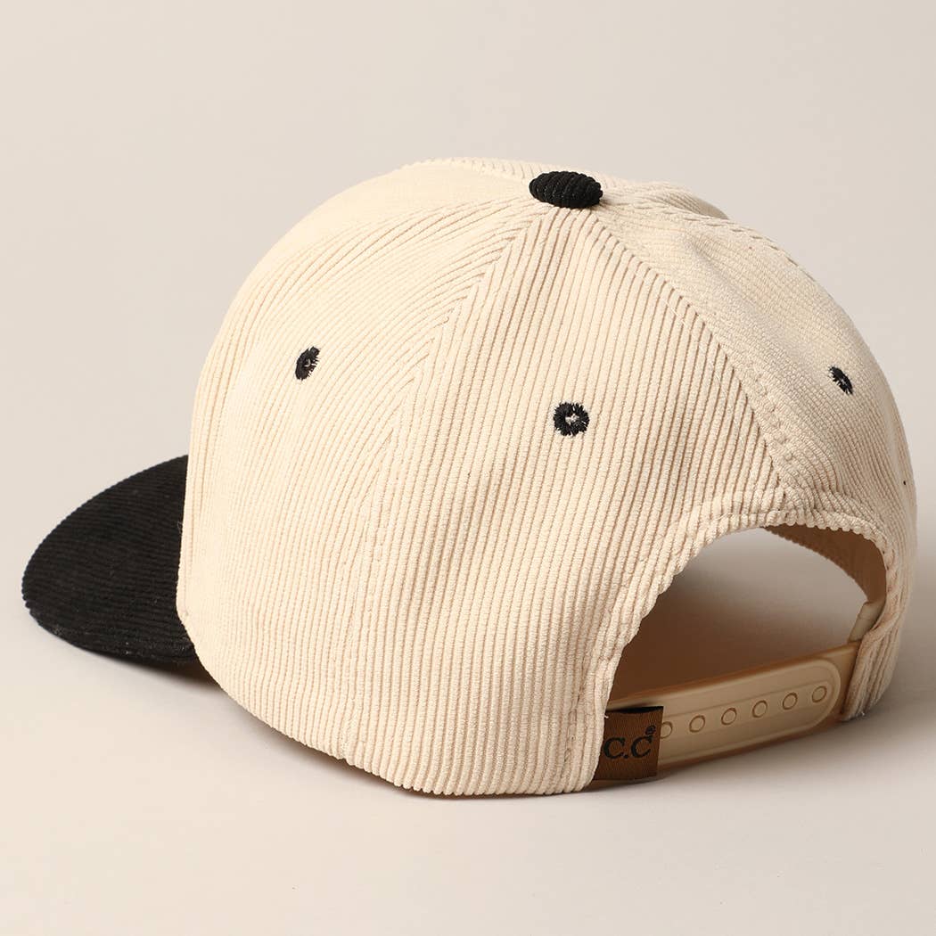 Fuck Off Disrespectfully Corduroy Trucker Baseball Cap