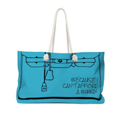 Teal Can't afford a Birkin Weekend Tote
