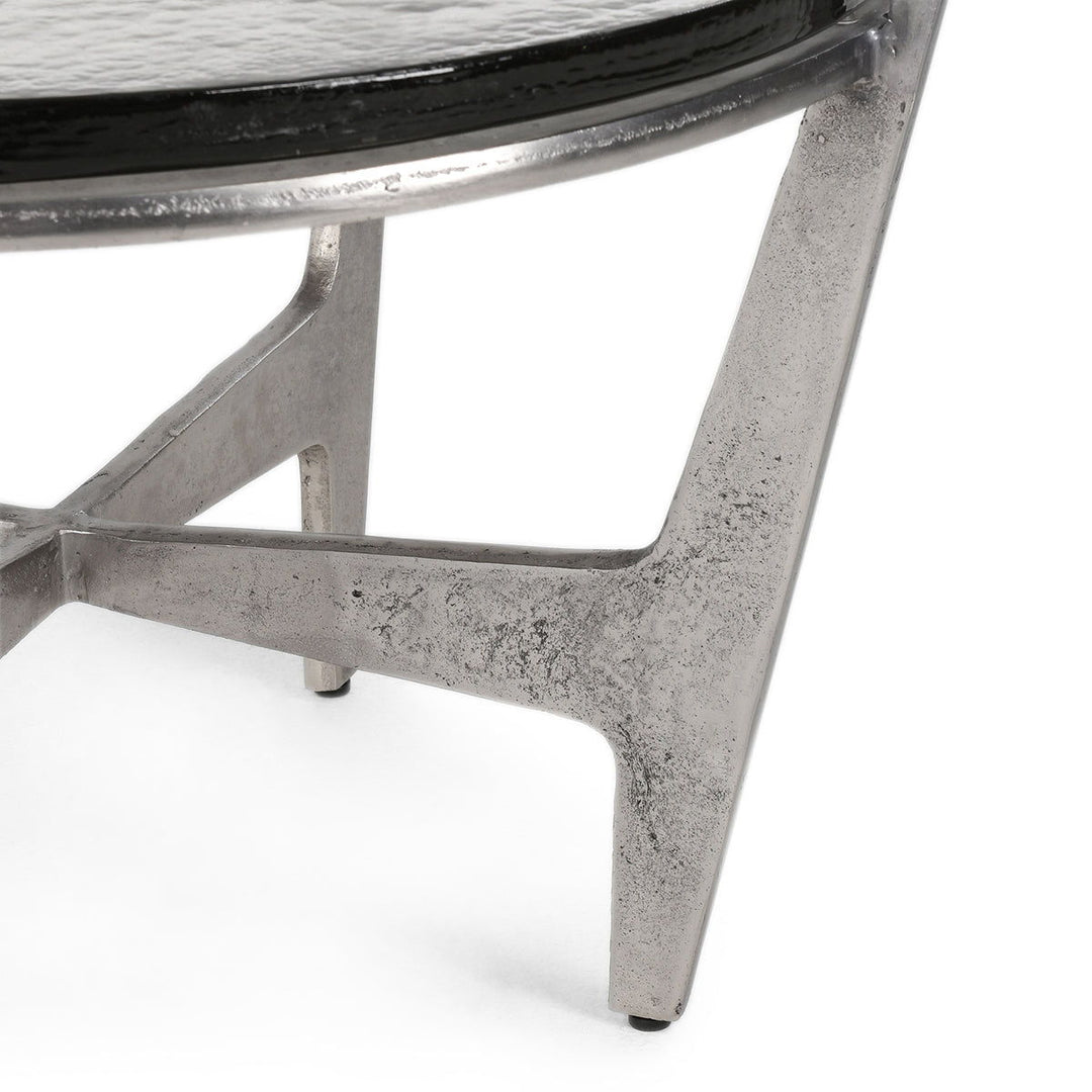 Patrick - 18" Round Coffee Table - Gray