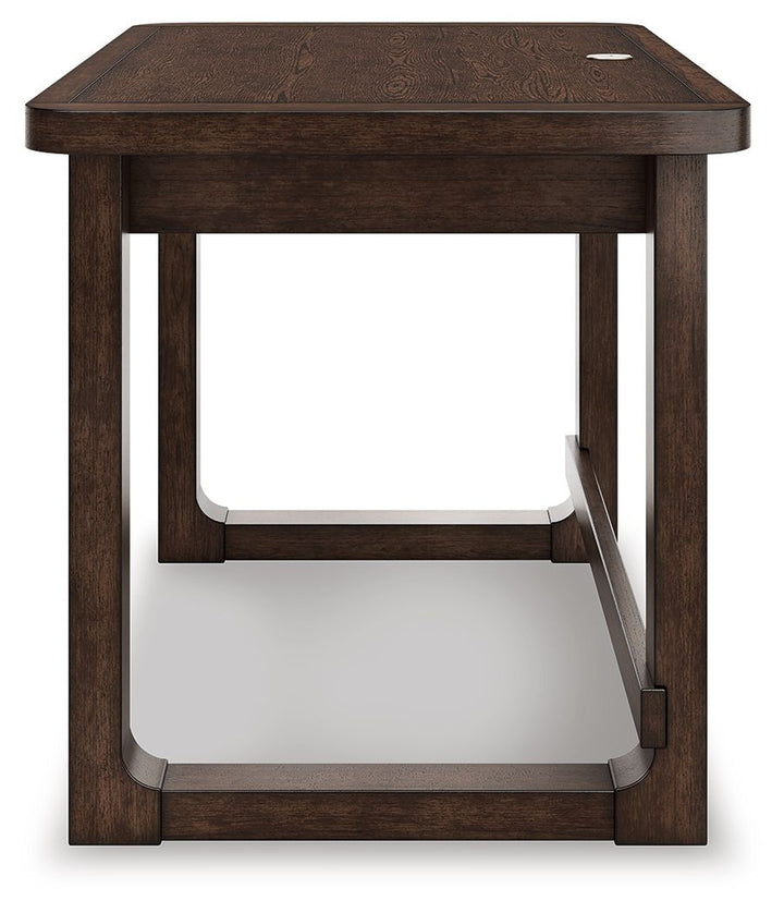 Breckington - Dark Brown - Home Office Desk