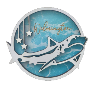 Customizable Shark Ocean Magnet | Tourist Souvenir