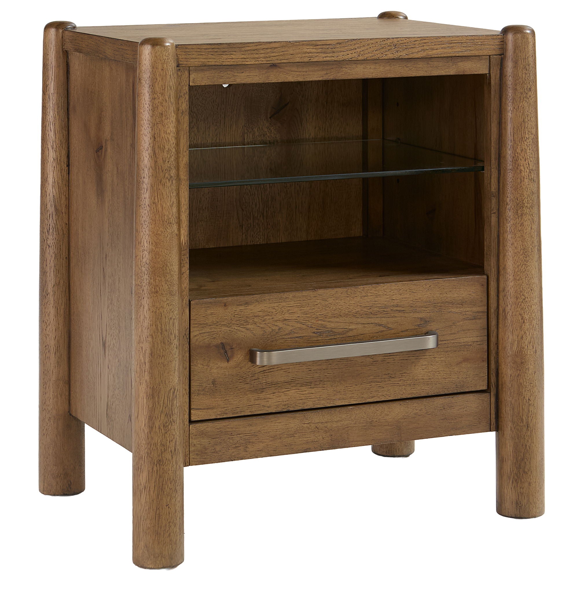 Henderson - One Drawer Nightstand - Toasted Pecan
