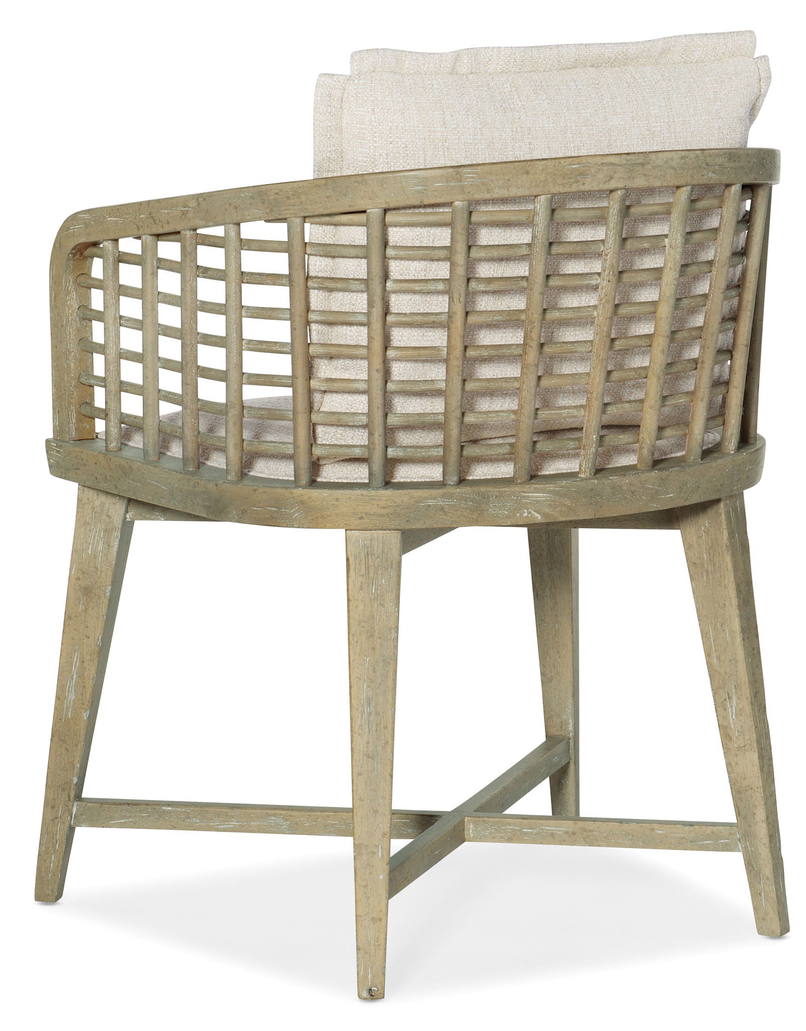 Surfrider - Barrel Back Chair - Beige / Light Brown