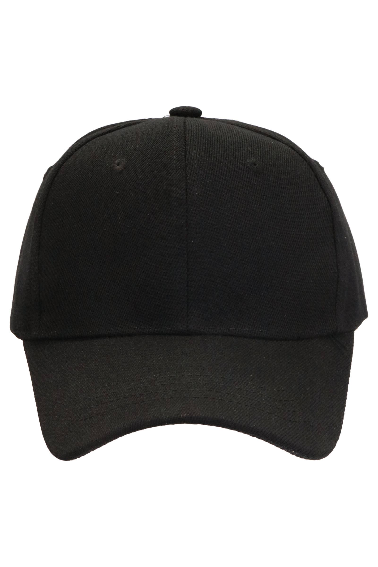 Blank Twill Acrylic Velcro Back Baseball Cap