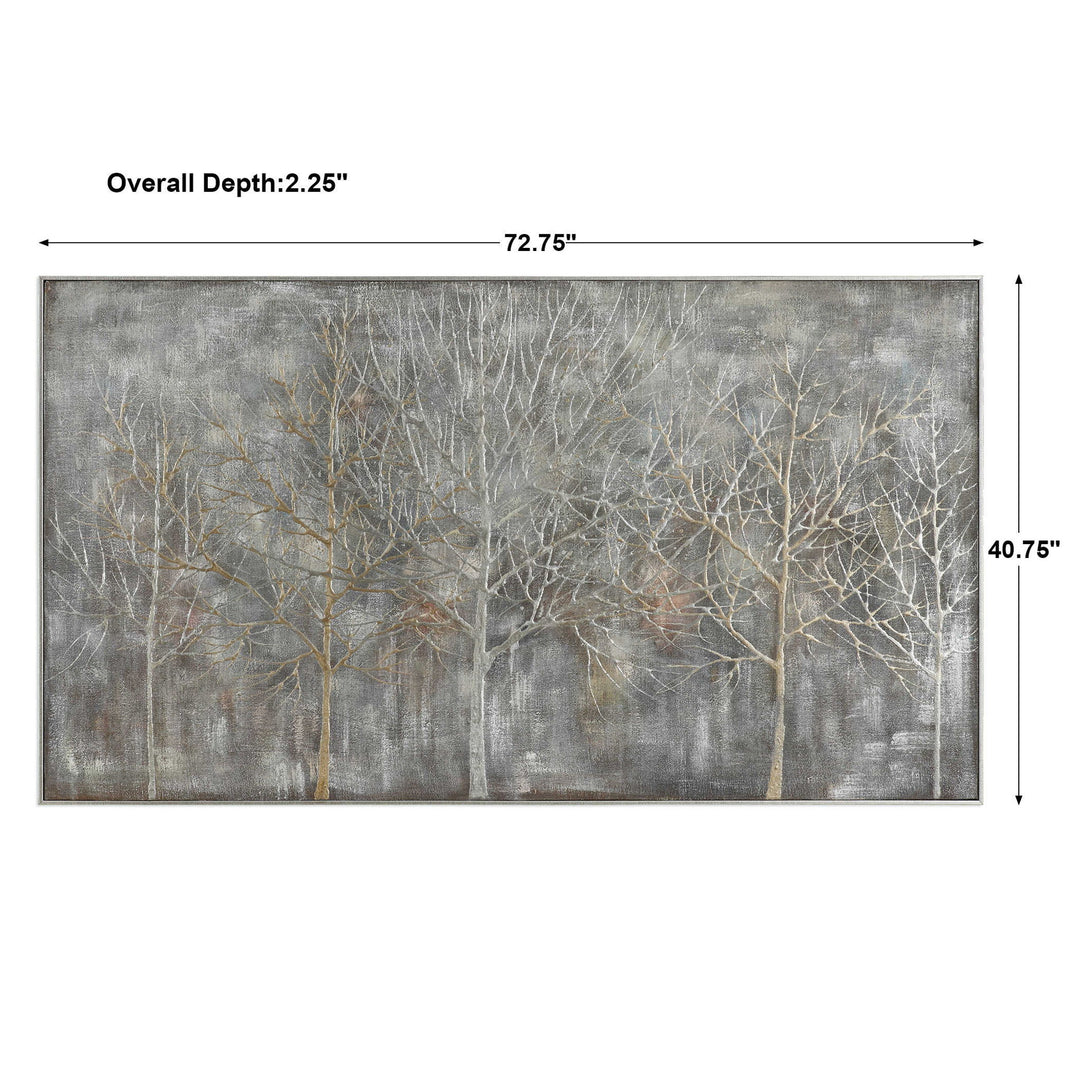 Parkview - Landscape Art - Pearl Silver