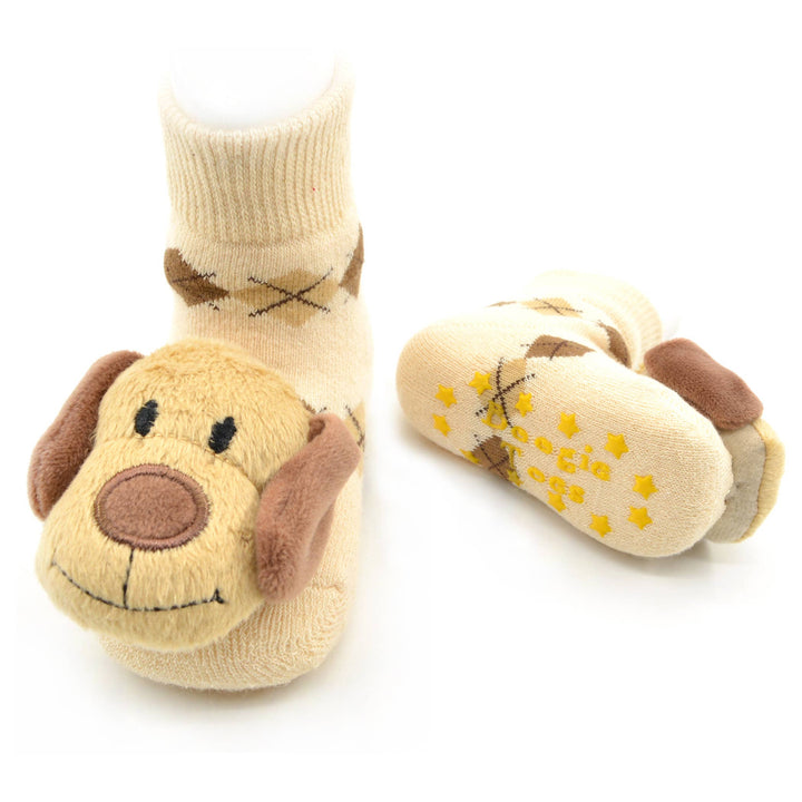 Brown Dog Boogie Toes Rattle Socks: 1 - 2 Y