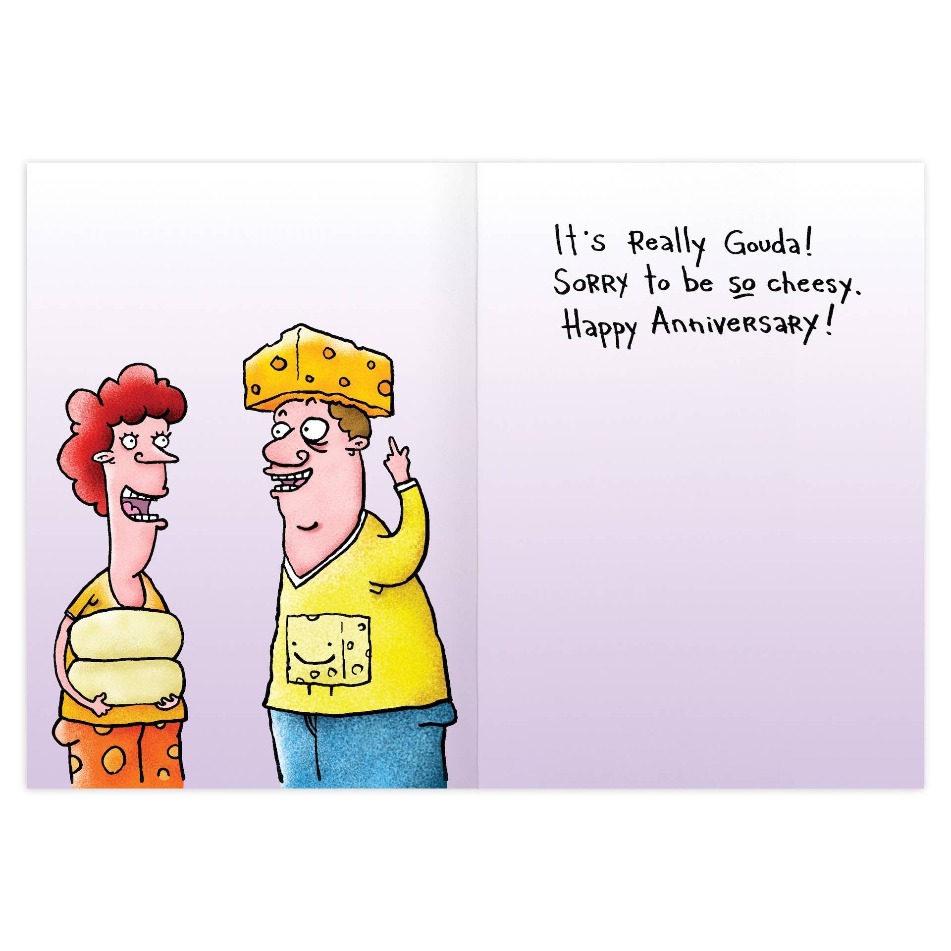 Aged Cheese Anniversary Card - 9133