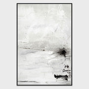 Silence II - 40" x 60" Painting Art by Buddy Whitlock - White