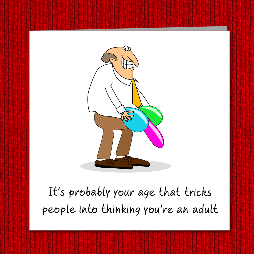 Funny 30th 40th 50th Birthday Card - Amusing Humorous Rude Cheeky - thirtieth fortieth fiftieth  old aged