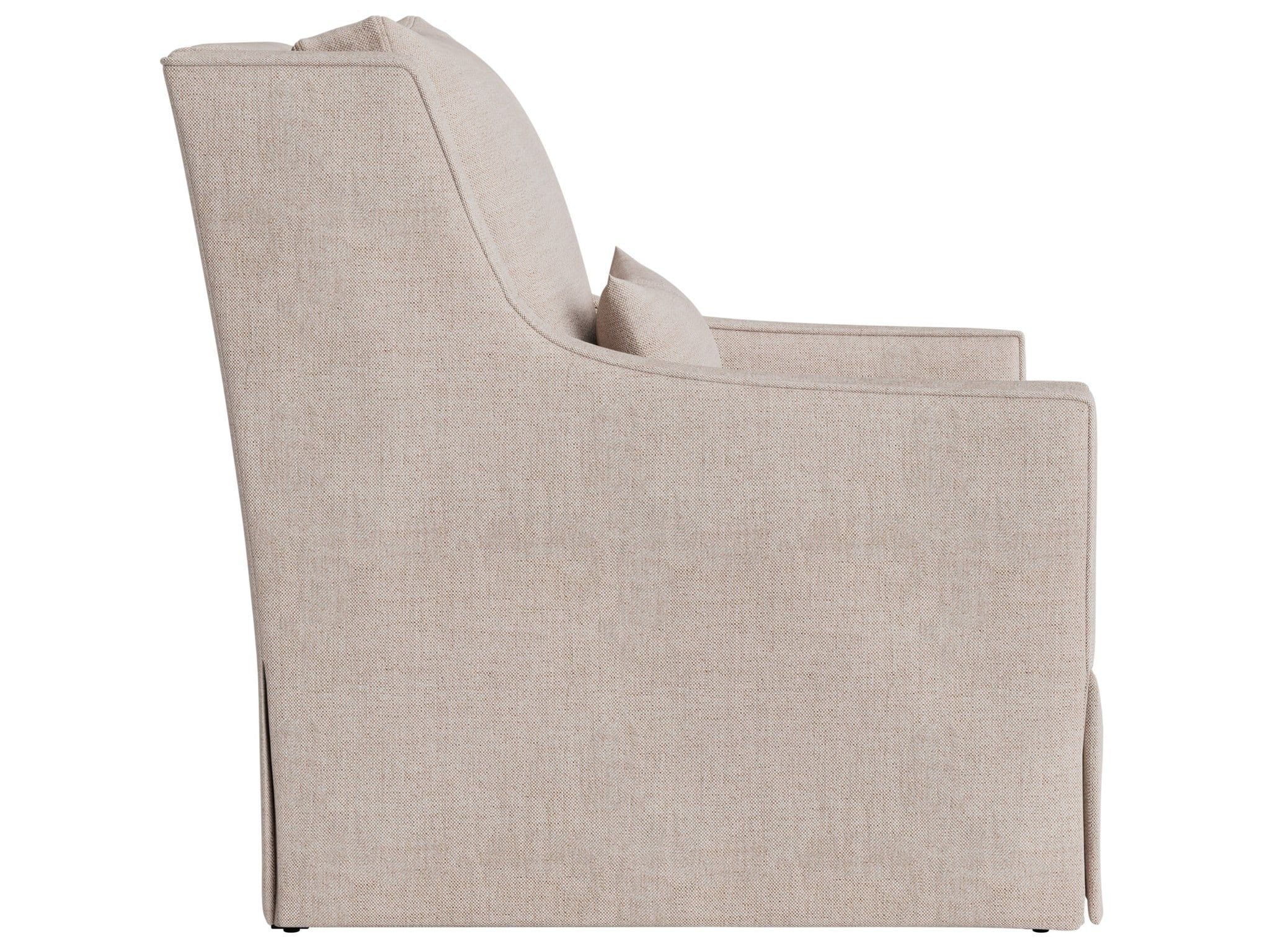 Hudson - Skirted Petite Recliner, Special Order - Beige