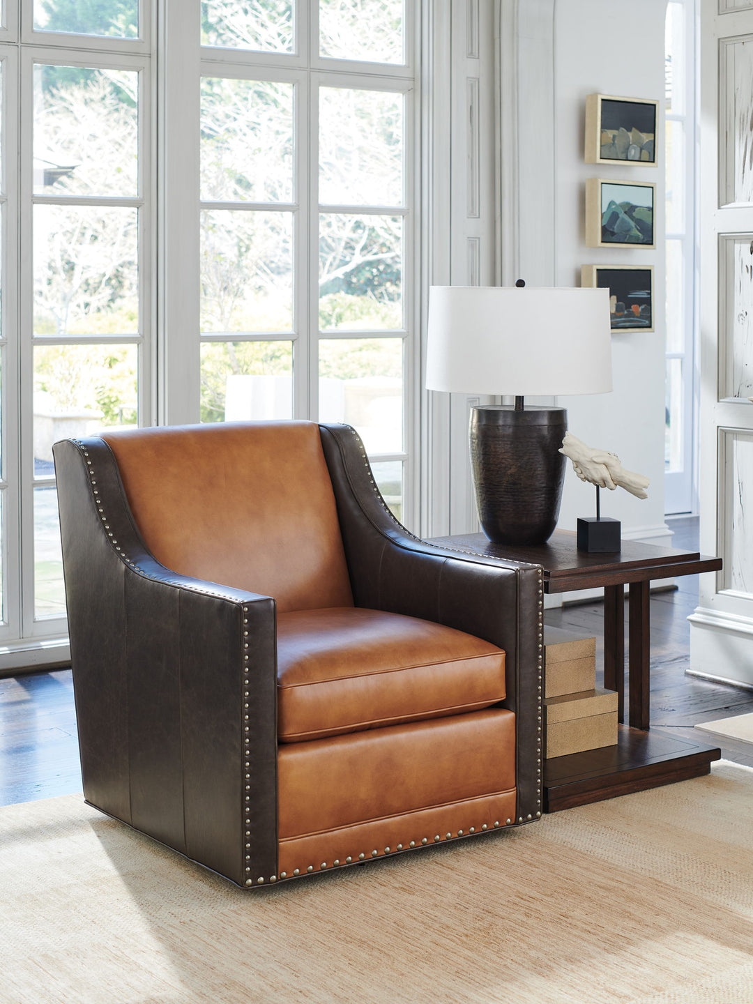 Silverado - Alvarado Rectangular End Table - Dark Brown