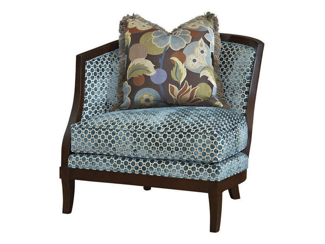 Lexington Upholstery - Garland Left Arm Facing Chair - Light Brown / Dark Brown