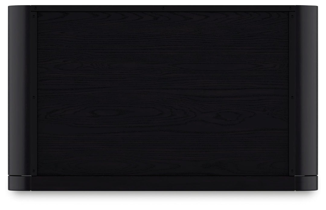 Rowanbeck - Black - Large Bookcase