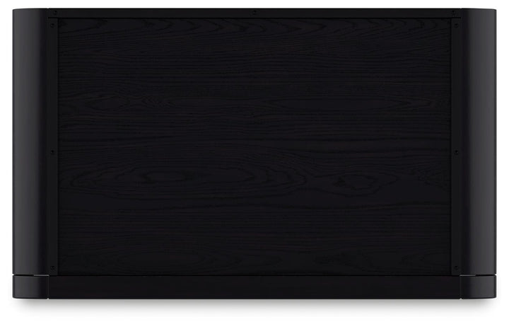 Rowanbeck - Black - Large Bookcase