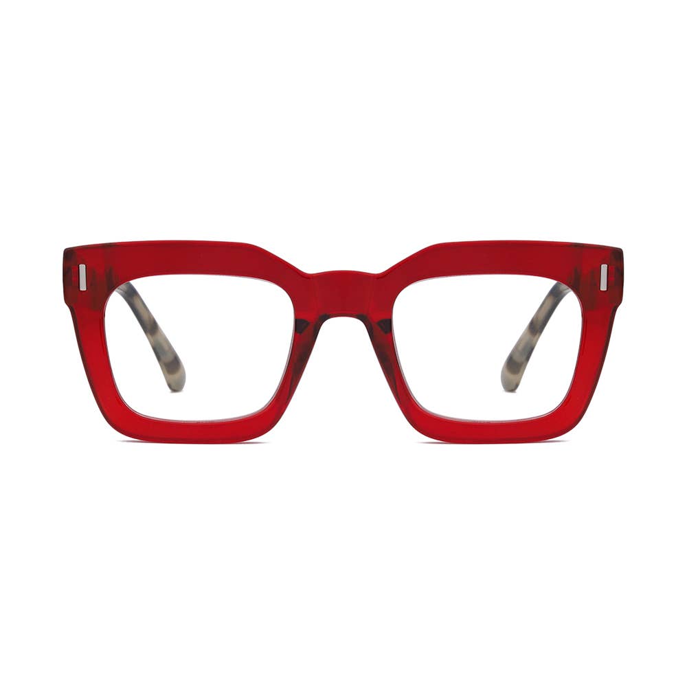 NESS | Transparent Red | Grey Tortoise | Blue Light: 2.50