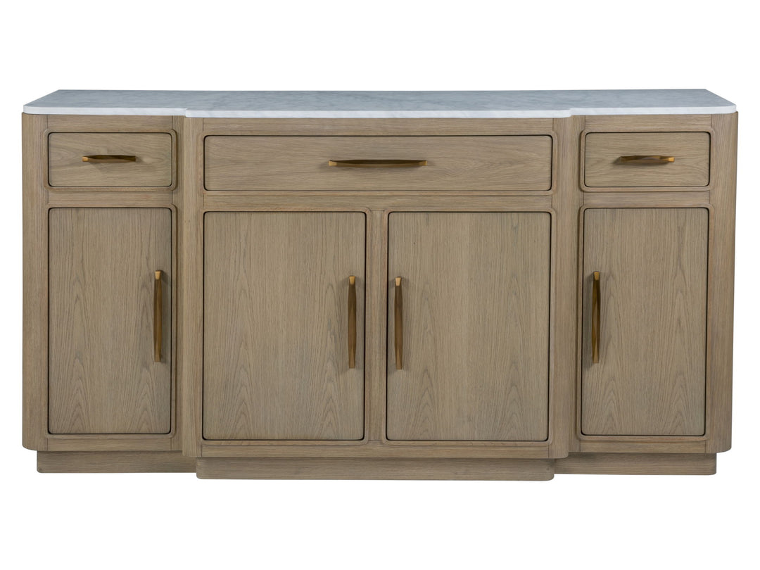 Simpatico - Simpatico Buffet With Marble Top - Light Brown