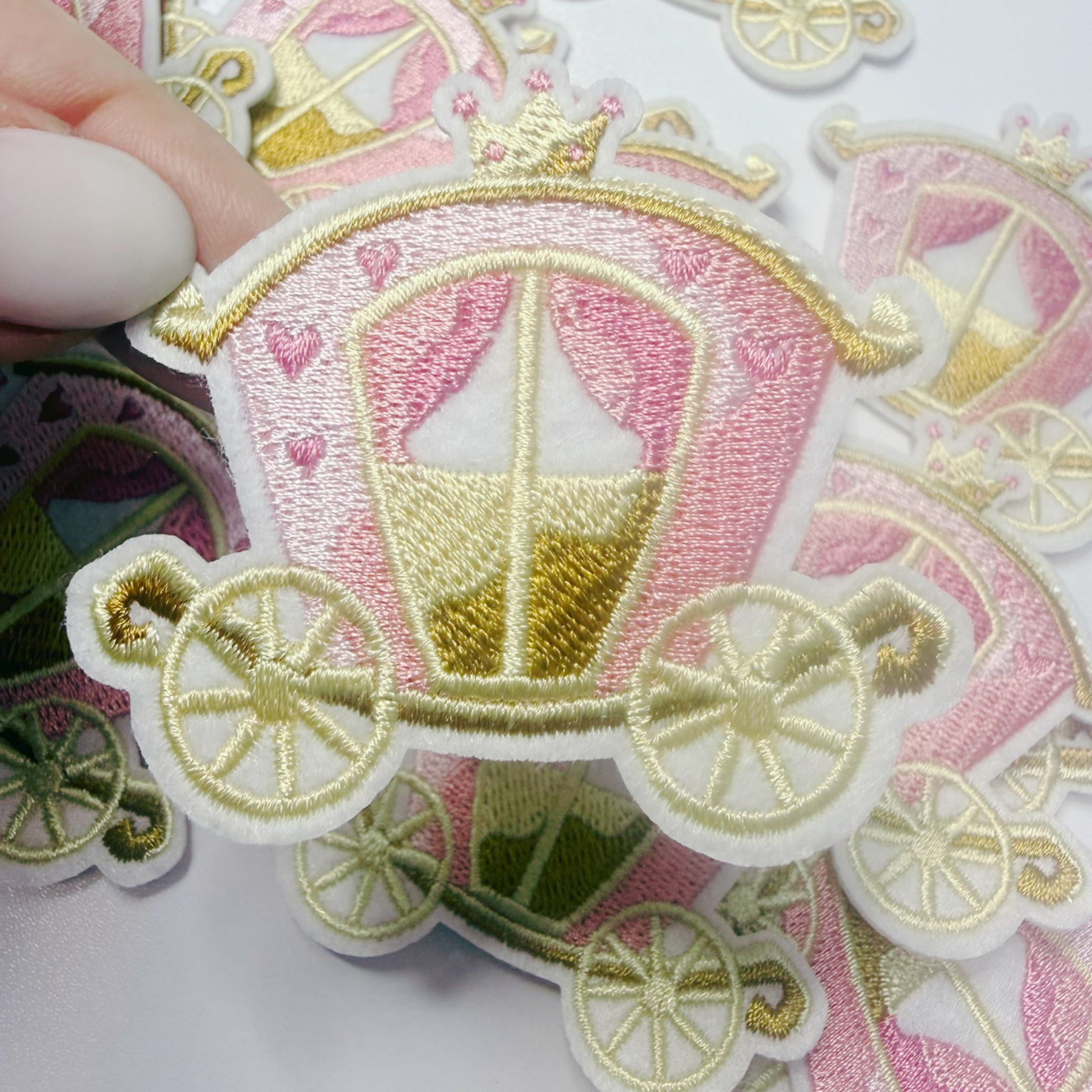 2.5" stage coach princess -  Embroidered Hat Patch
