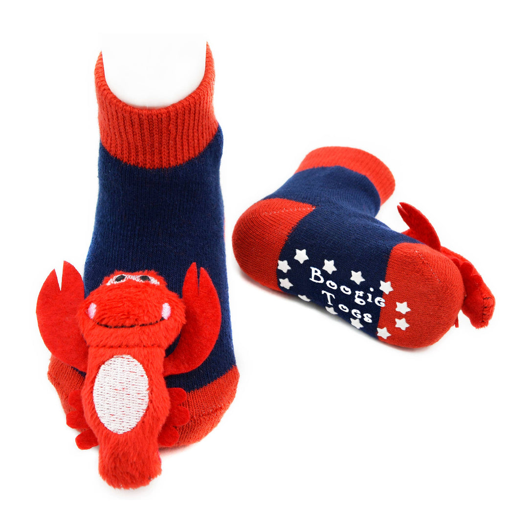 Lobster Boogie Toes Rattle Socks: 1 - 2 Y