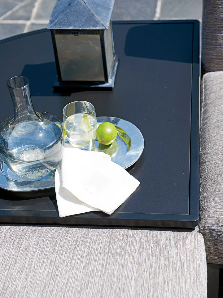 Del Mar - Sectional Corner Table - Dark Gray