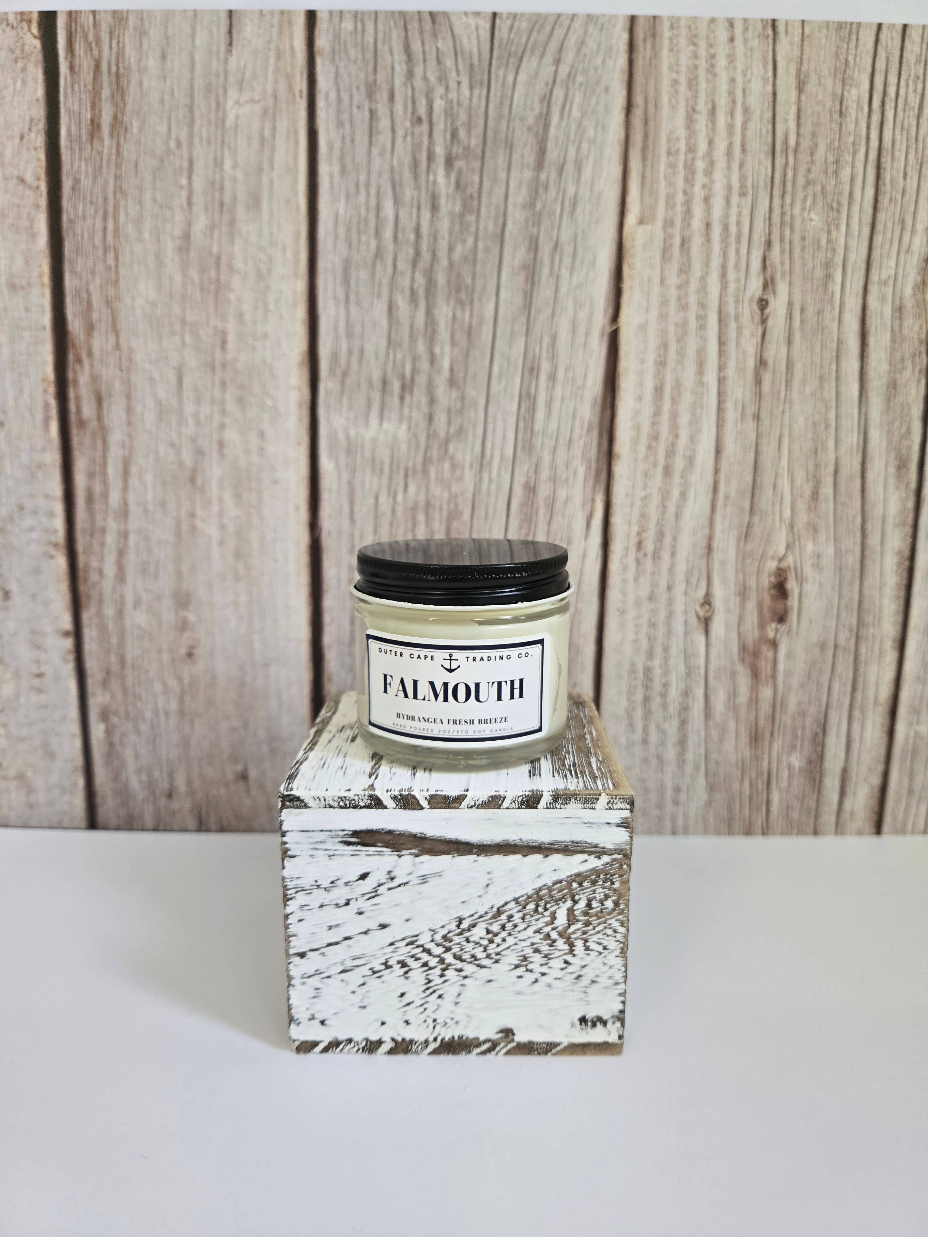 Falmouth Cape Cod Soy Wax Crackling Wooden Wick Candle Fallen Leaves Soy Wax Crackling Wooden Wick  bulk wholesale  : 8oz