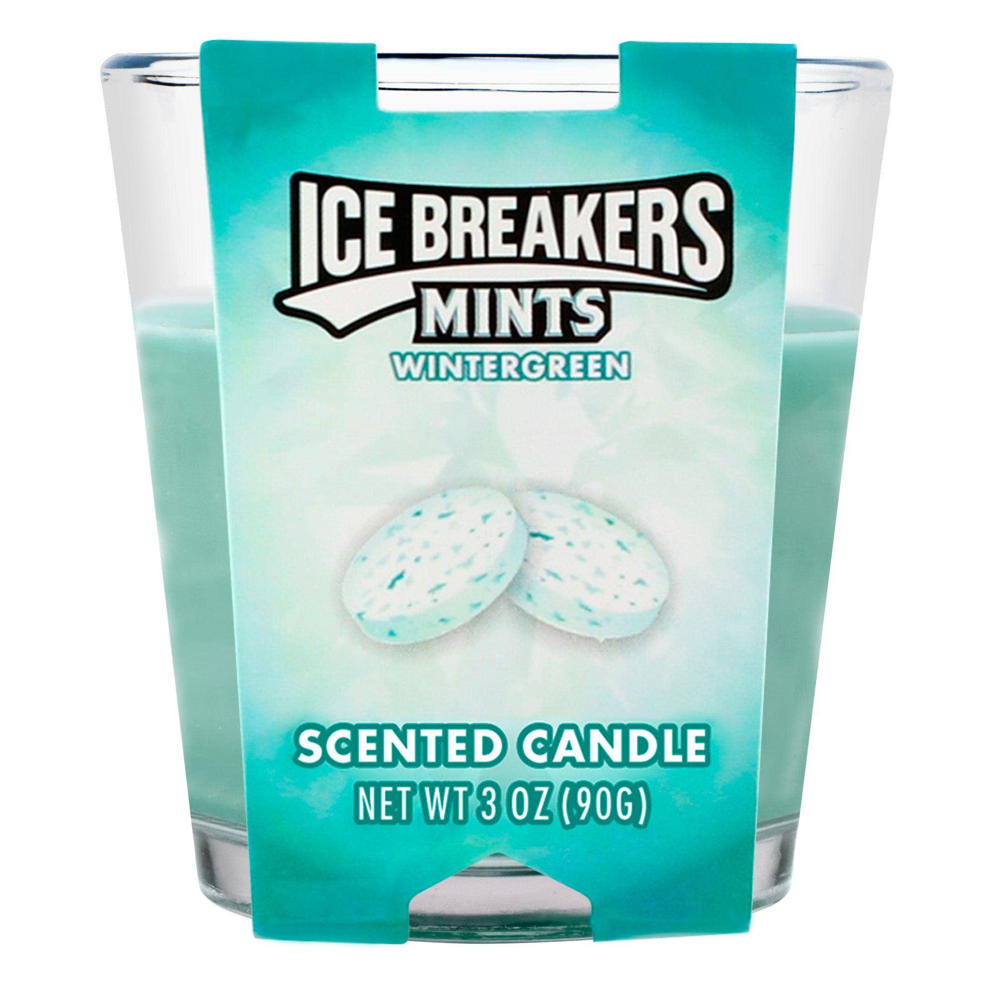 Icebreakers Mints Wintergreen Candle - 3oz Single Wick - 1ct: Default Title