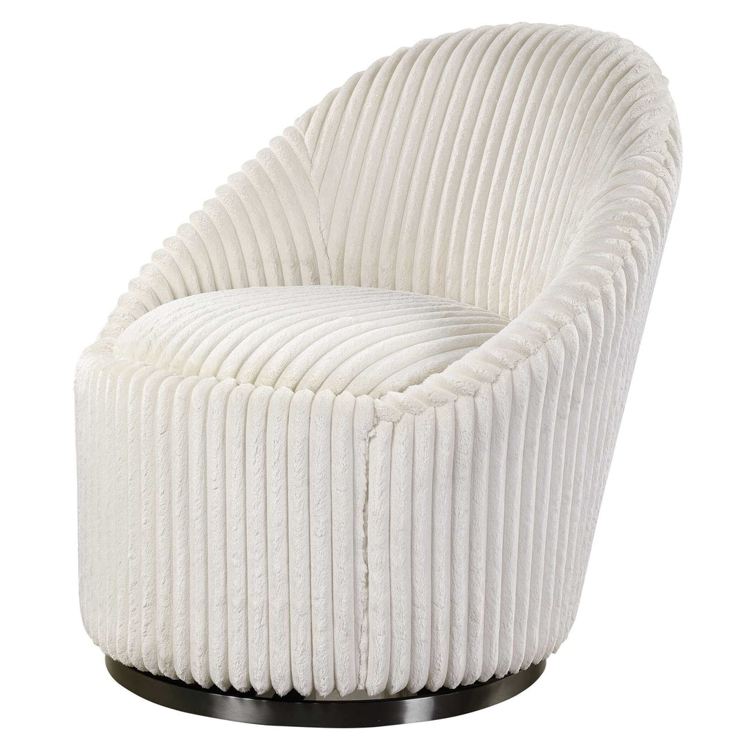 Crue - Swivel Chair - White