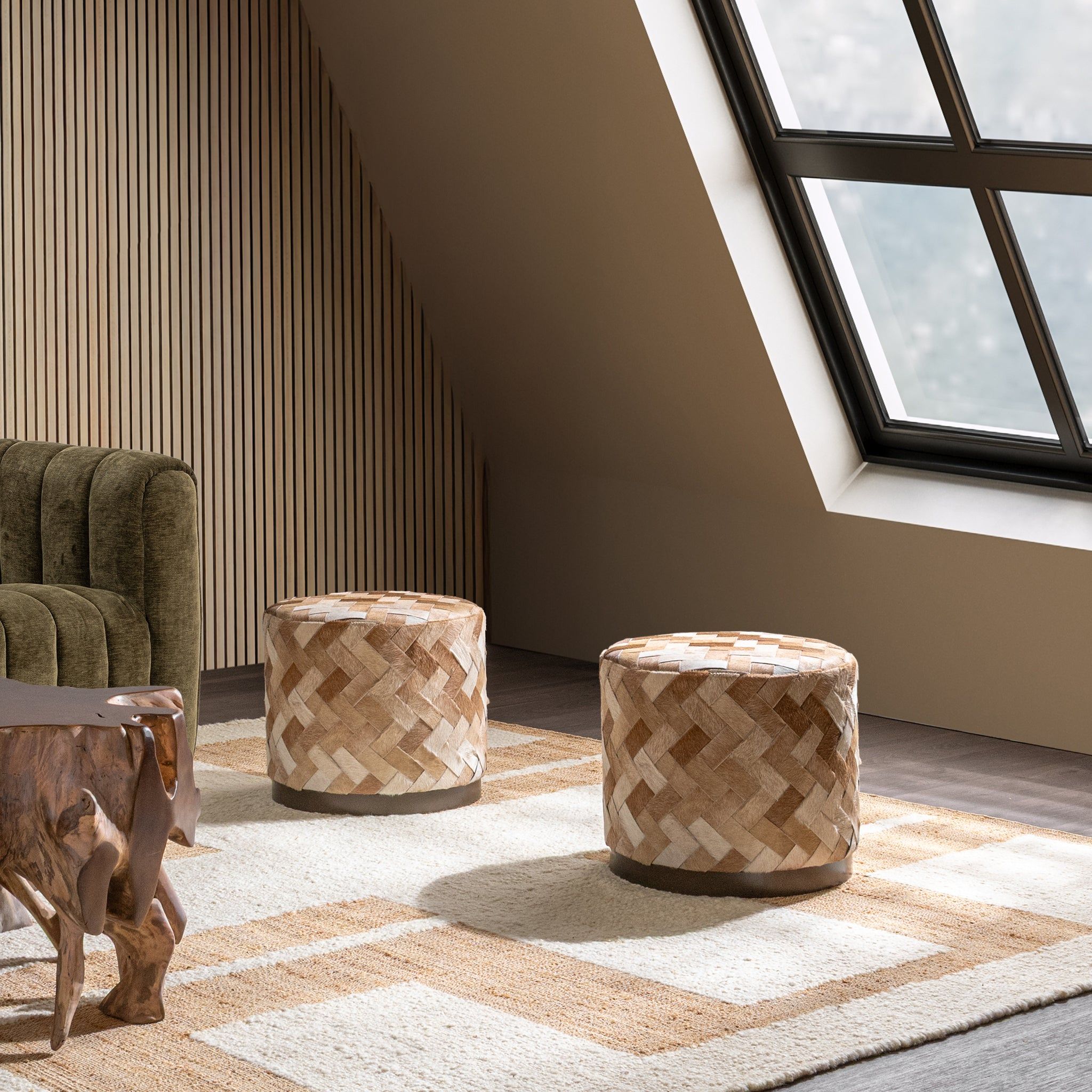 Sasha - Accent Stool - Canyon Dust