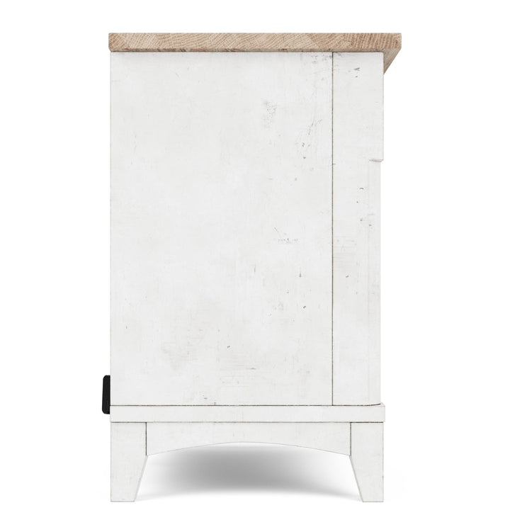 Maddox - Three Drawer Nightstand - White