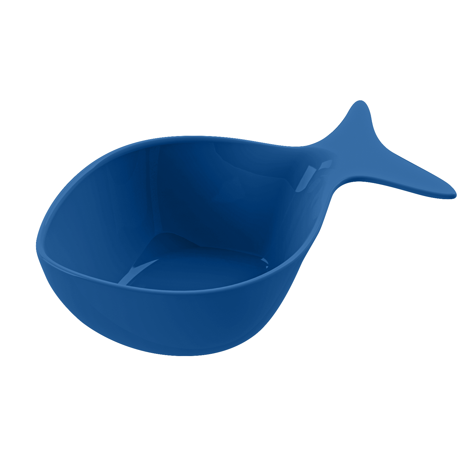 Coastal Scallops Dinnerware,100% Melamine,BPA free,Food Safe: Fish Shaped Dip Bowl, 5.9"/ 8.3 oz.