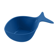 Coastal Scallops Dinnerware,100% Melamine,BPA free,Food Safe: Fish Shaped Dip Bowl, 5.9"/ 8.3 oz.