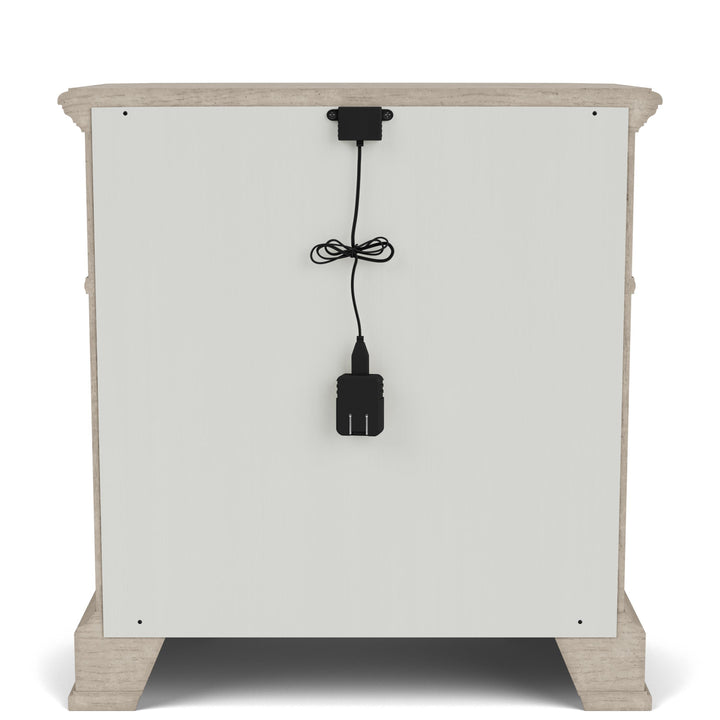 Kensington - Three Drawer Nightstand - Beige