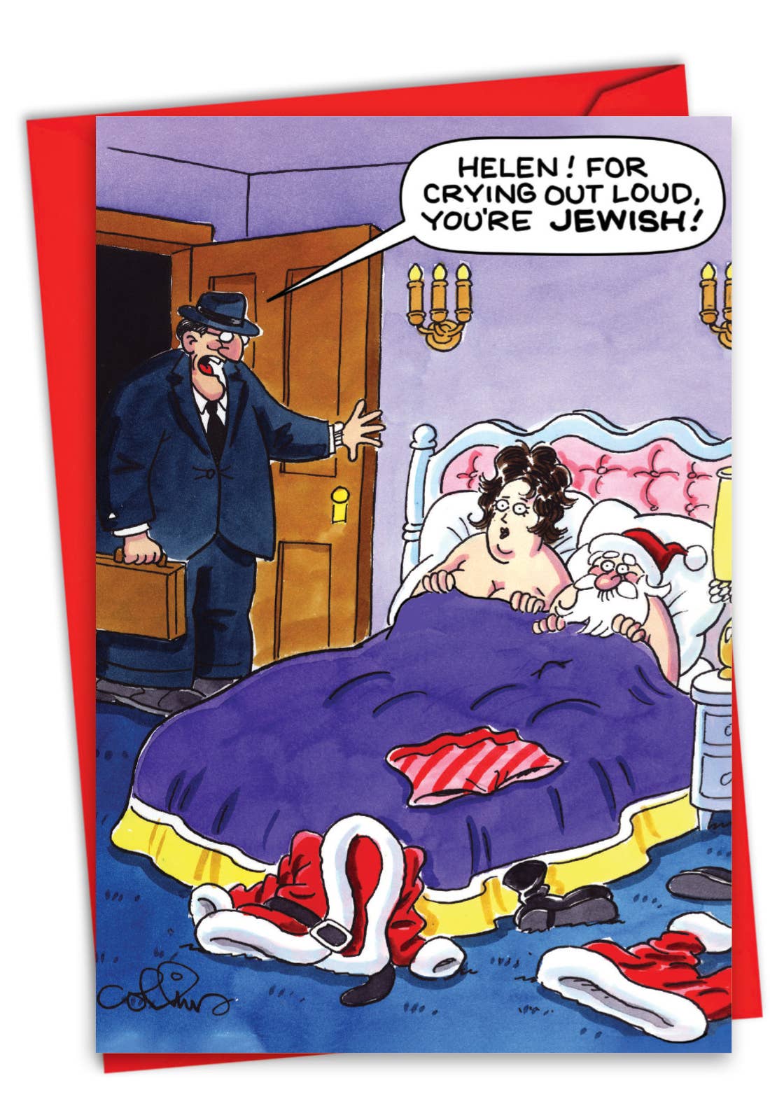 Christmas Greeting Card -Santa Affair