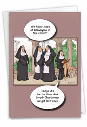 (1 Card) Birthday Card - Chlamydia