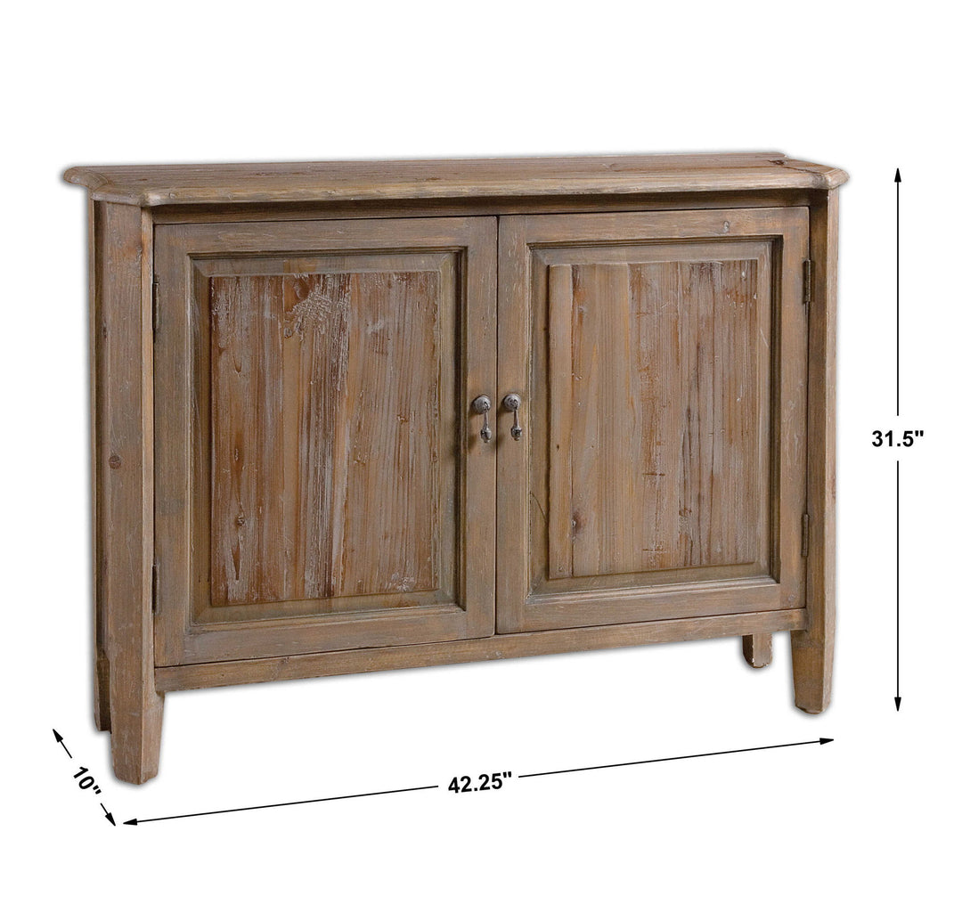 Altair - Reclaimed Wood Console Cabinet - Dark Brown