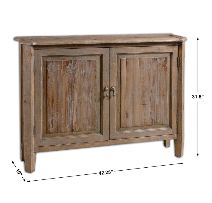 Altair - Reclaimed Wood Console Cabinet - Dark Brown