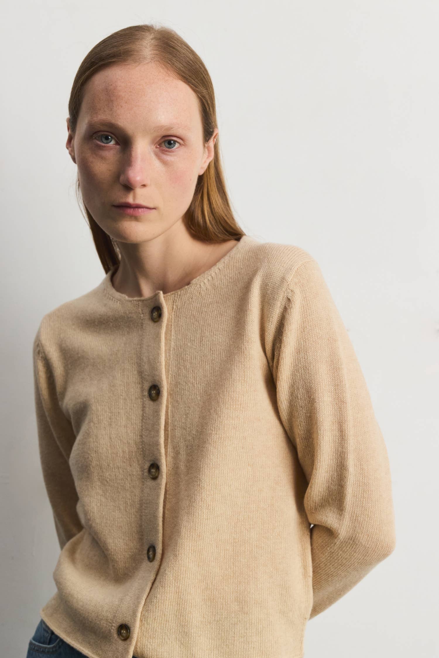 The Molly Cardigan | Lightweight Cropped Cardigan: HEATHER GREY / SMALL
